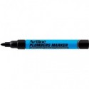 Marcatore permanente Plumbers Artline - per idraulica - punta tonda 1,5 mm nero A PLM/N (Conf.12)