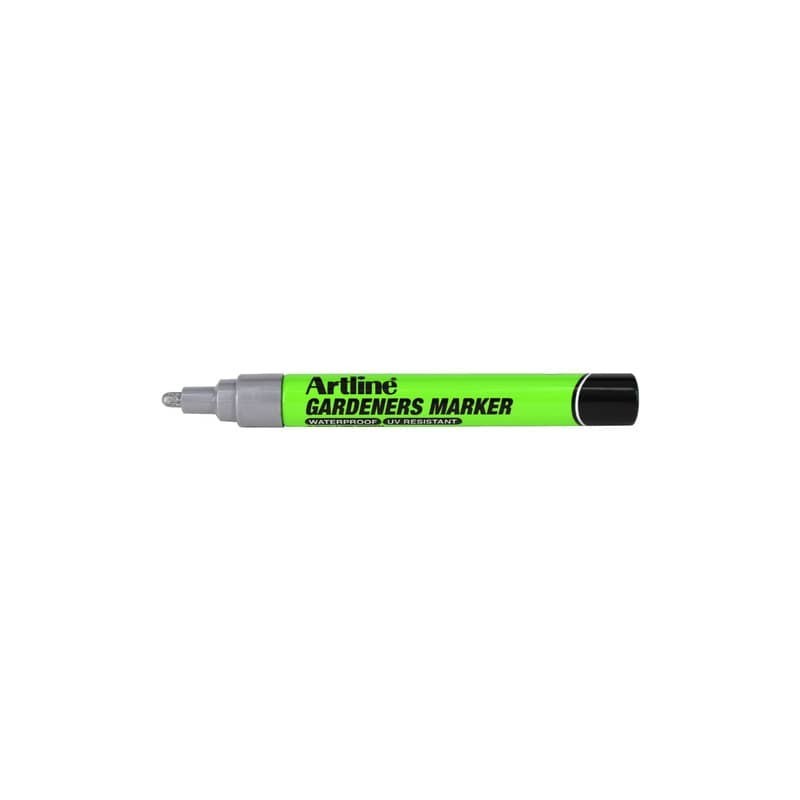 Marcatore speciale per giardini e esterni Gardeners Artline - punta tonda 2,3 mm argento - A GDM/ARG