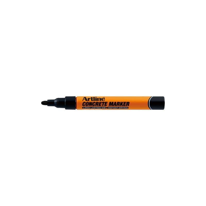 Marcatore speciale per uso edilizio, cemento e mattoni Artline Concrete - punta tonda 2,3 mm nero - A CRM/N (Conf.12)