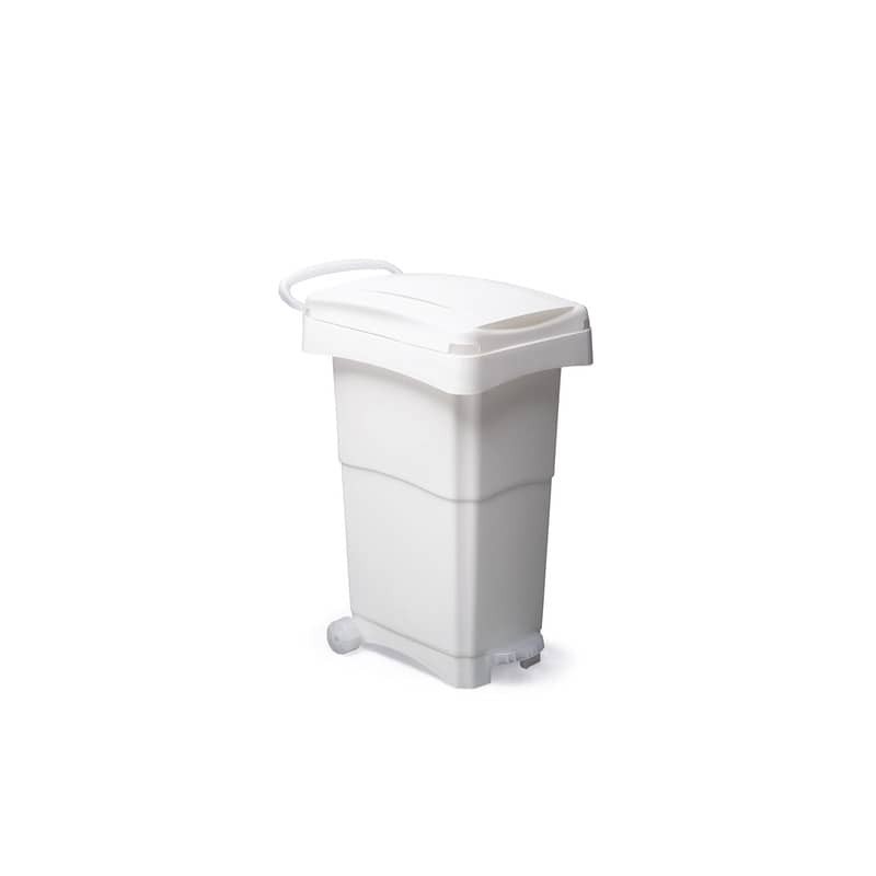 Contenitore portarifiuti Nello 80 lt PP Mobil Plastic bianco latte 151-BIL
