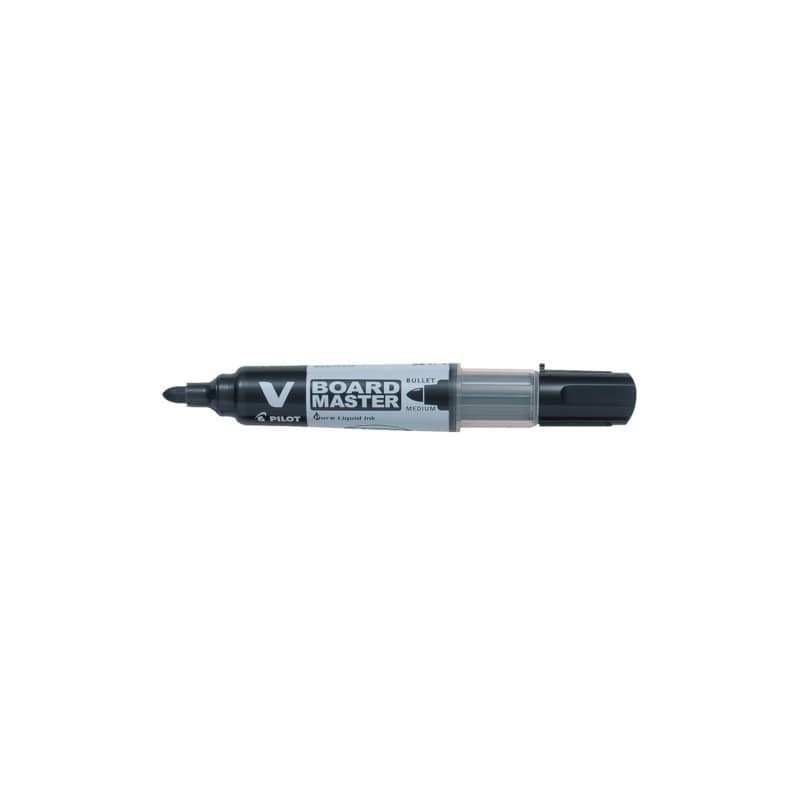 Marcatore per lavagna ricaricabile V BOARD MASTER - punta tonda tratto 2,3 mm Pilot nero - 040140