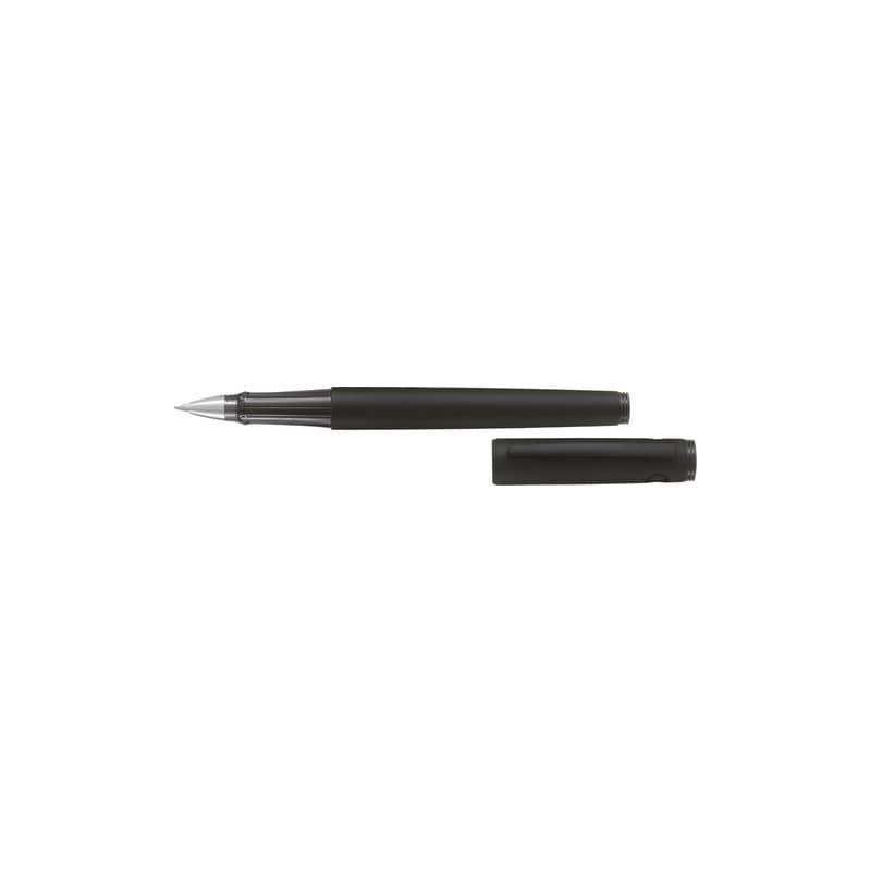 Penna roller Pilot Explorer inchiostro gel nero - fusto nero 006497