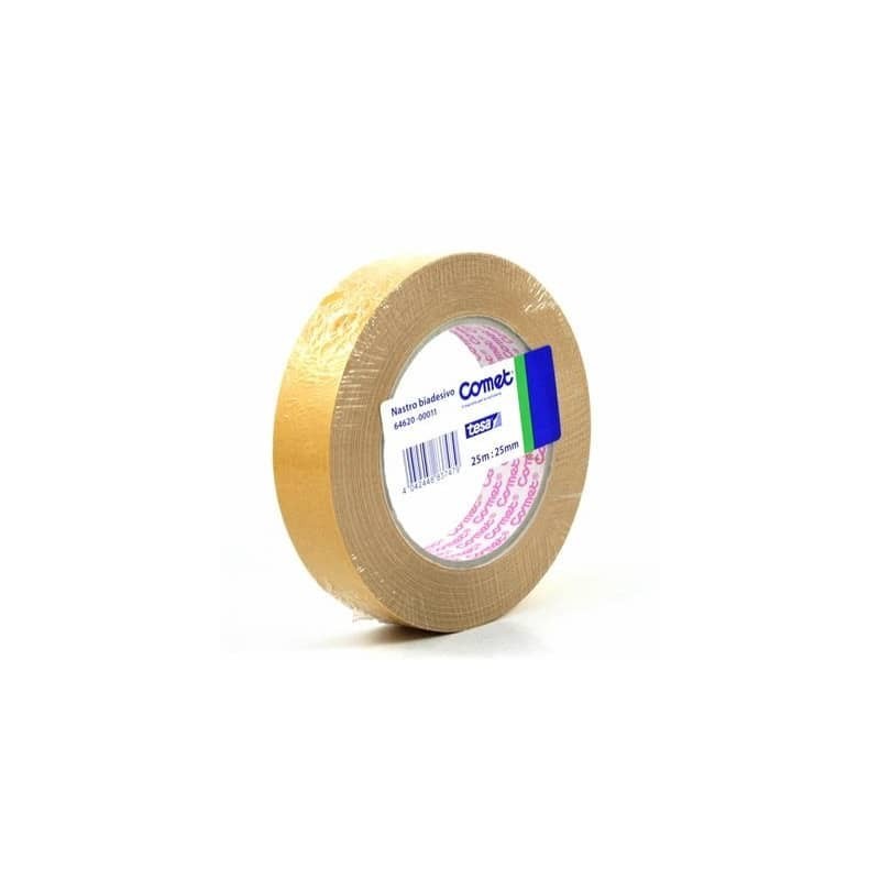 Nastro biadesivo per pavimenti Tesa universale permanente - 25 mm x 25 m - bianco - 64620-00011-00