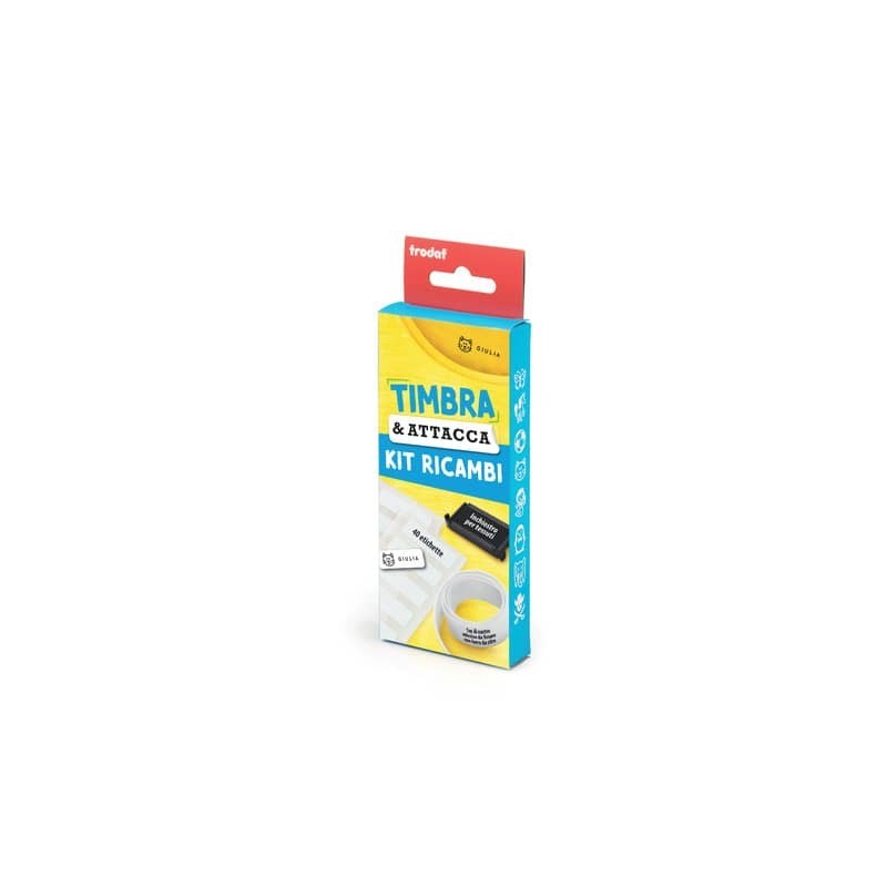 Kit Refill timbro componibile Timbra & Attacca Trodat nero 215326