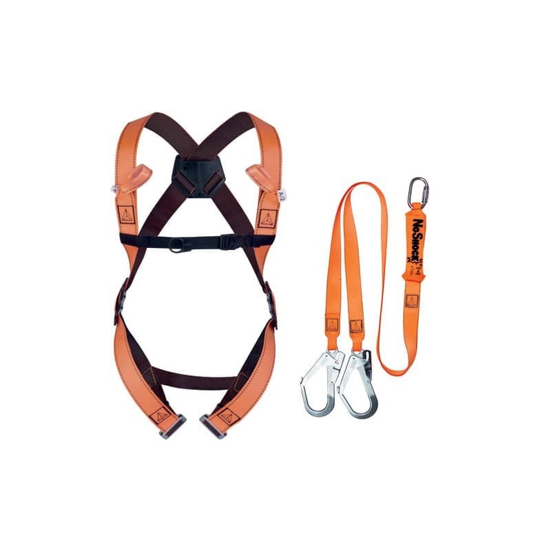 Kit anticaduta pronto all'uso Delta Plus arancio ELARA280V2