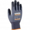 Guanti protettivi traspiranti Athletic allround PA/elastane - rivestimento schiuma NBR - grigio nero Uvex TG.9 (Conf.10)