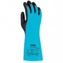 Guanti protettivi U-Chem 3200 in nylon - rischi chimici - blu/nero Uvex TG. 10 6097210 (Conf.10)