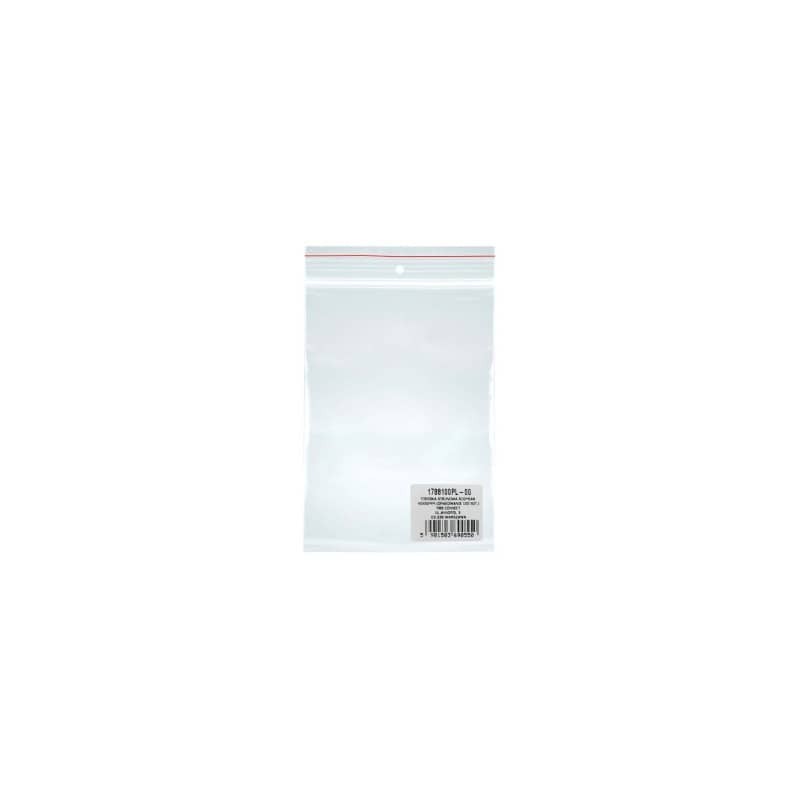 Buste con chiusura a pressione trasparenti in LDPE Donau 4x6 cm - conf. da 100 pz - 1788100PL-00 (Conf.10)
