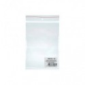 Buste con chiusura a pressione trasparenti in LDPE Donau 8x12 cm conf. da 100 pz - 15072215-90