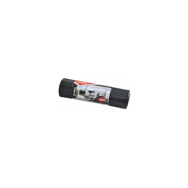 Sacchi dell'immondizia super strong - Office Products nero 160 L - rotolo da 10 pz - 22022242-05 (Conf.5)