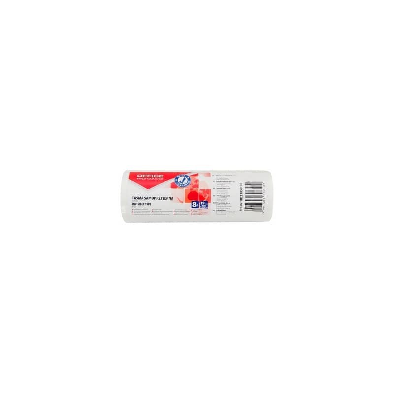 Nastro adesivo 19 mm x 33 mm Office Products - trasparente opaco - conf. da 8 nastri - 18221959-90