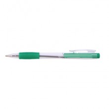 Penna a sfera a scatto ricaricabile Office Products punta 0,7 mm - verde conf. 50 pezzi - 17015611-02