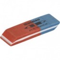 Gomma rosso/blu per matita e inchiostro Donau 57x19x8 mm 7301001PL-99 (Conf.40)