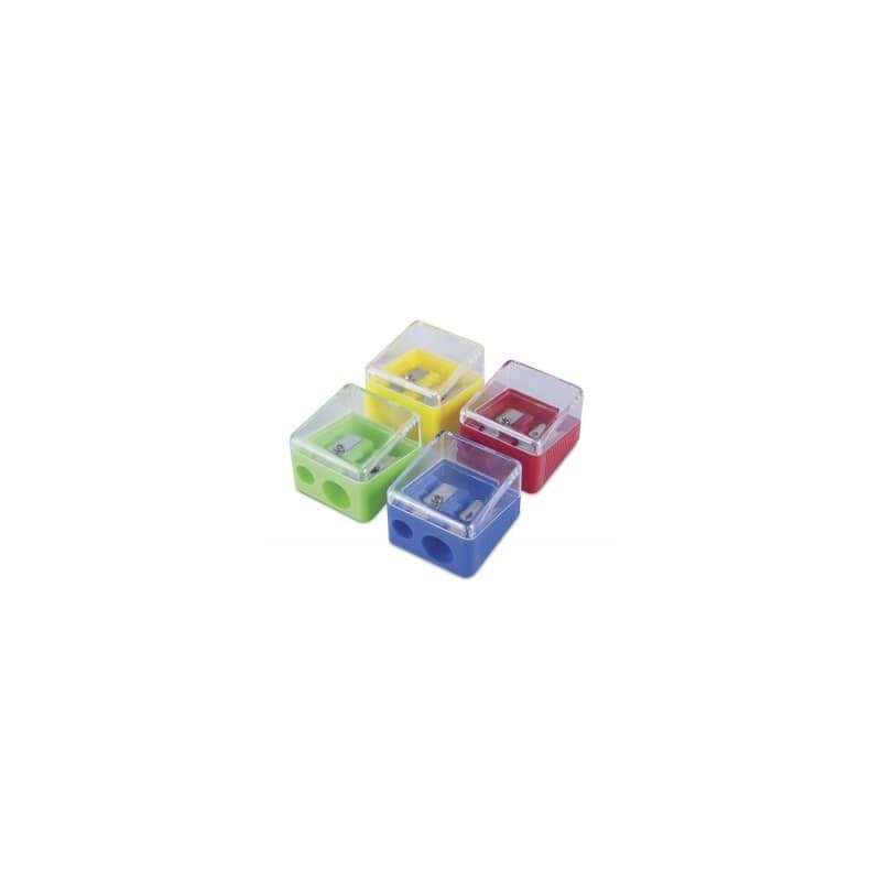 Temperamatite in plastica a 2 fori Donau 7814001-99 (Conf.25)