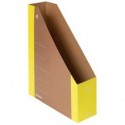 Portariviste in cartone formato A4 dorso 8 cm Donau giallo 3550001FSC-11