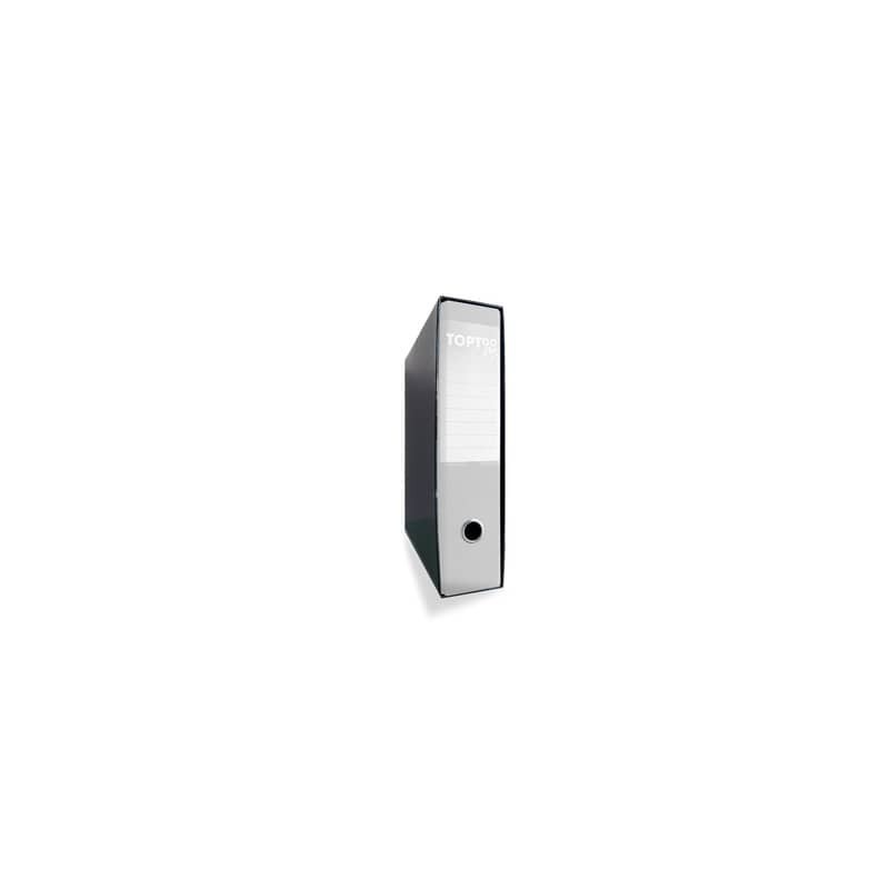 Registratore protocollo in PPL dorso 8 cm - 28,5x34,3 cm TOPToo Plus grigio RTXP8GR