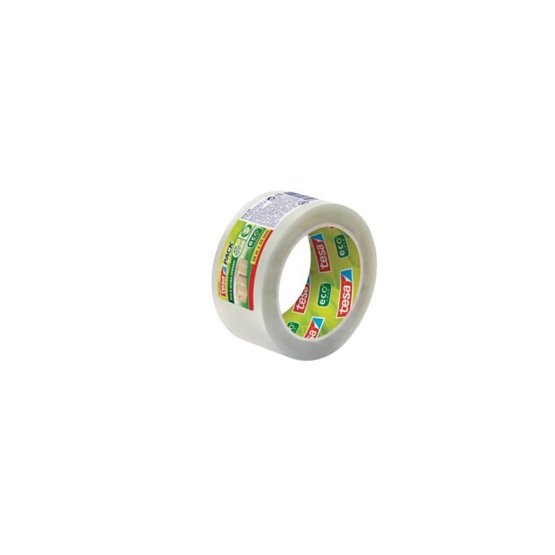 Nastro da imballaggio Tesapck® Eco & Ultra Strong in PET trasparente 50 mm x 66 m - BNR 58297 (Conf.6)