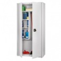 Armadio multiuso a porte battenti Tecnical 2 BA-90-TRA - con divisore verticale 90x41x181,5 cm grigio