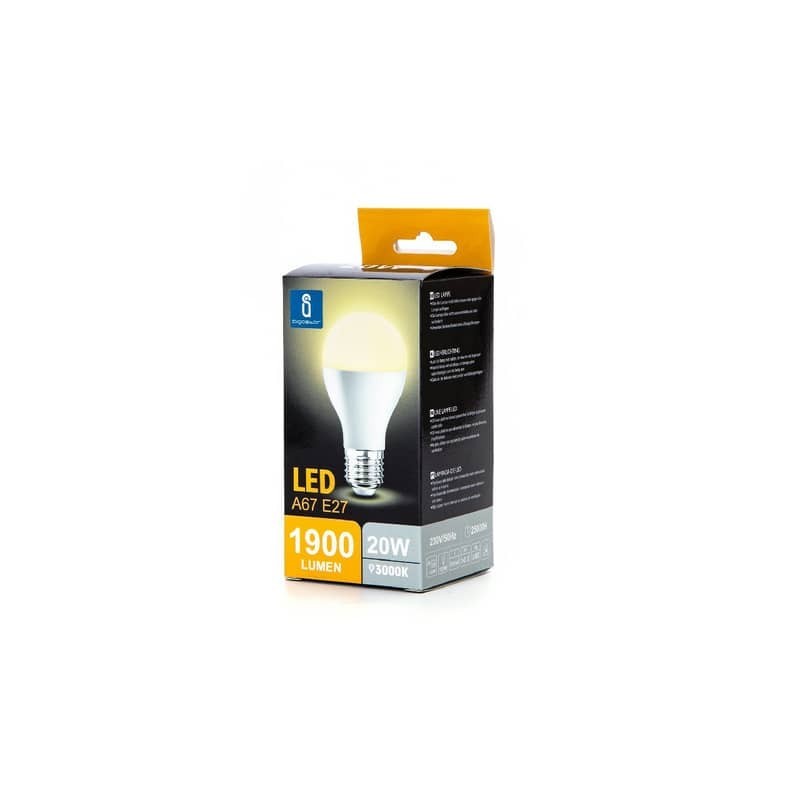 Lampadina LED A67 E27 20W - 2100 lumen Aigostar luce calda B10105QNQ