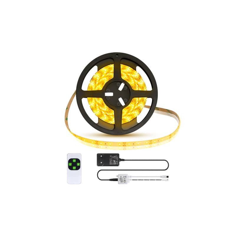 Striscia LED a basso voltaggio 5 m Aigostar luce calda B10301TYR