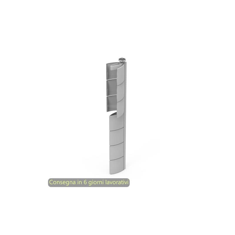 Flap salita cavi verticale Bridge Artexport grigio alluminio 3-CBAA0720-EC