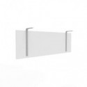 Pannello frontale in melaminico bianco 128,7xH.35,1 cm per scrivanie Practika Quadrifoglio - COFRA160-BA