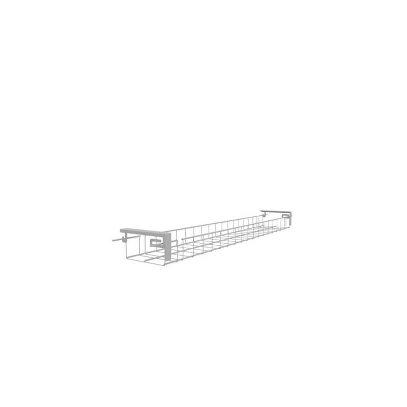 Griglia raccoglicavi Practika sottopiano per scrivanie bianca Quadrifoglio 110,3x15,5x6,5 cm - COGRU140-I
