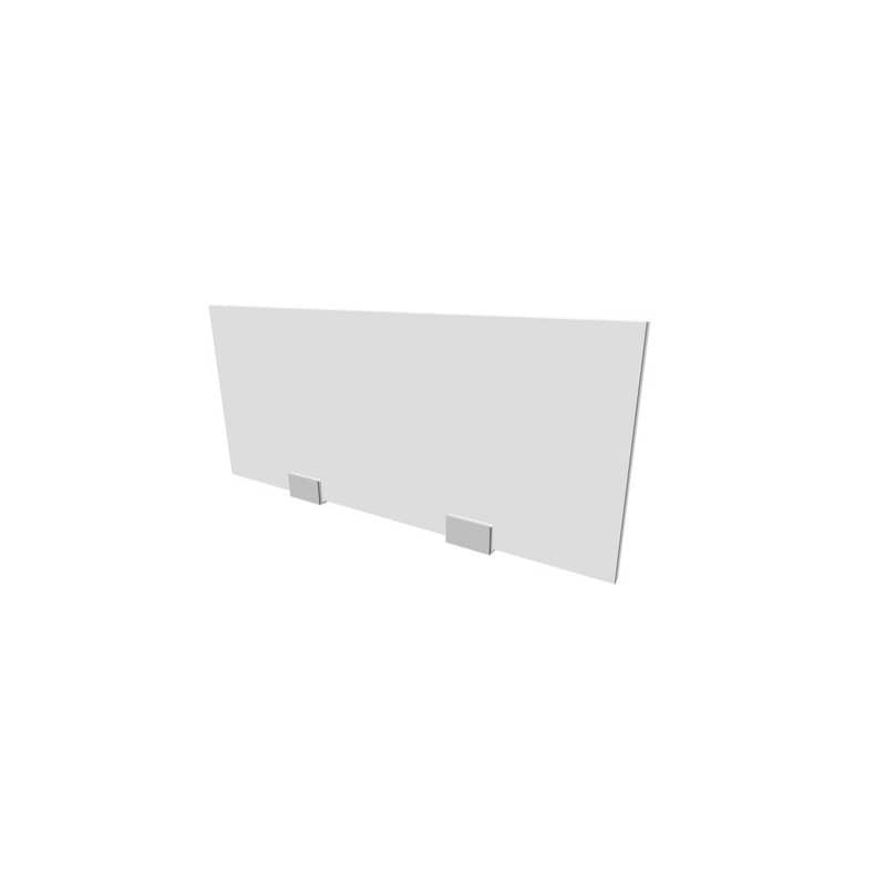 Pannello divisorio in melaminico grigio per bench 80xH.35 cm linea Practika Quadrifoglio - CODB080-GR