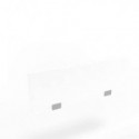 Pannello divisorio in melaminico bianco per bench 100xH.35 cm linea Practika Quadrifoglio - CODB100-BA