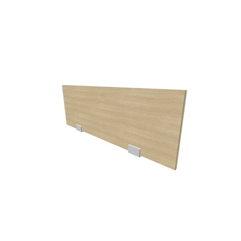 Pannello divisorio in melaminico rovere per bench 100xH.35 cm linea Practika Quadrifoglio - CODB100-RK