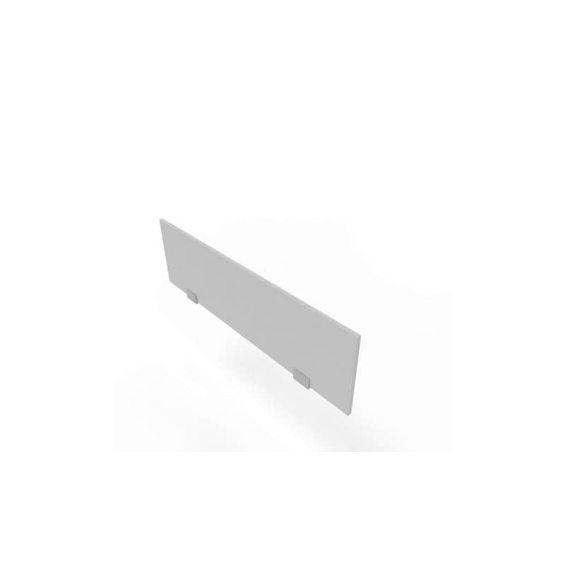 Pannello divisorio in melaminico grigio per bench 120xH.35 cm linea Practika Quadrifoglio - CODB120-GR
