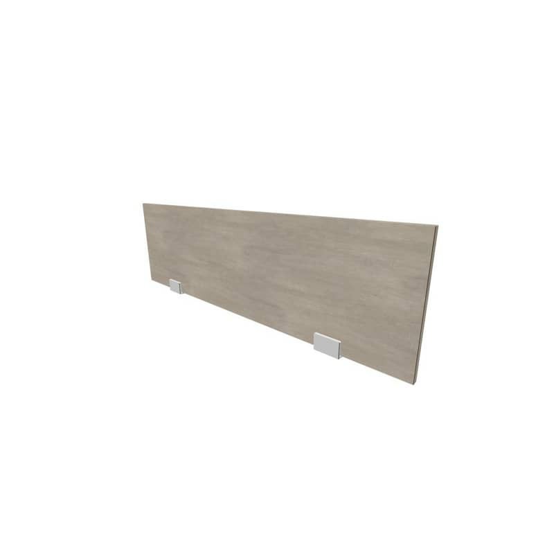 Pannello divisorio in melaminico cemento per bench 120xH.35 cm linea Practika Quadrifoglio - CODB120-CL
