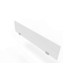 Pannello divisorio in melaminico bianco per bench 140xH.35 cm linea Practika Quadrifoglio - CODB140-BA