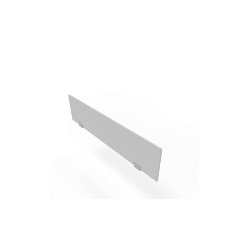 Pannello divisorio in melaminico grigio per bench 140xH.35 cm linea Practika Quadrifoglio - CODB140-GR