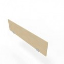 Pannello divisorio in melaminico rovere per bench 140xH.35 cm linea Practika Quadrifoglio - CODB140-RK