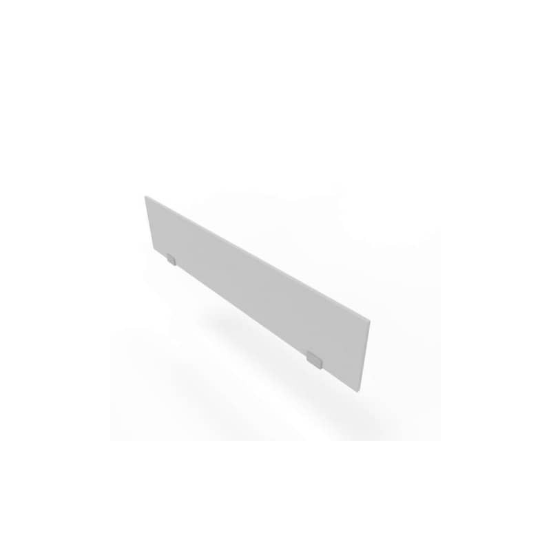 Pannello divisorio in melaminico grigio per bench 160xH.35 cm linea Practika Quadrifoglio - CODB160-GR