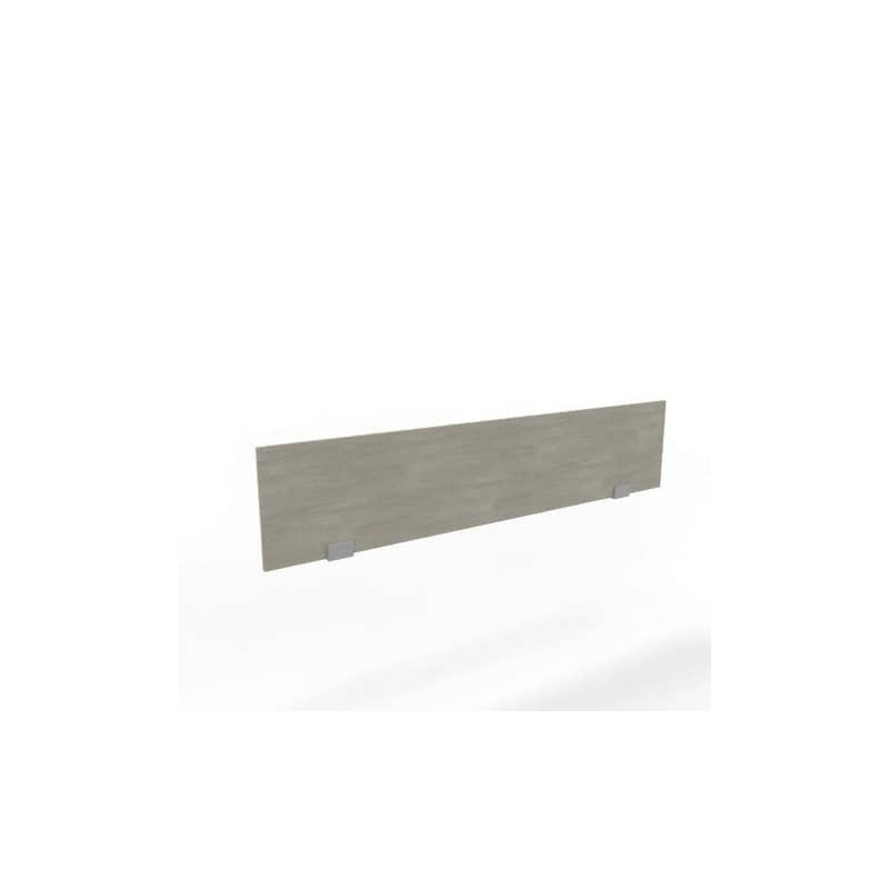 Pannello divisorio in melaminico cemento per bench 160xH.35 cm linea Practika Quadrifoglio - CODB160-CL