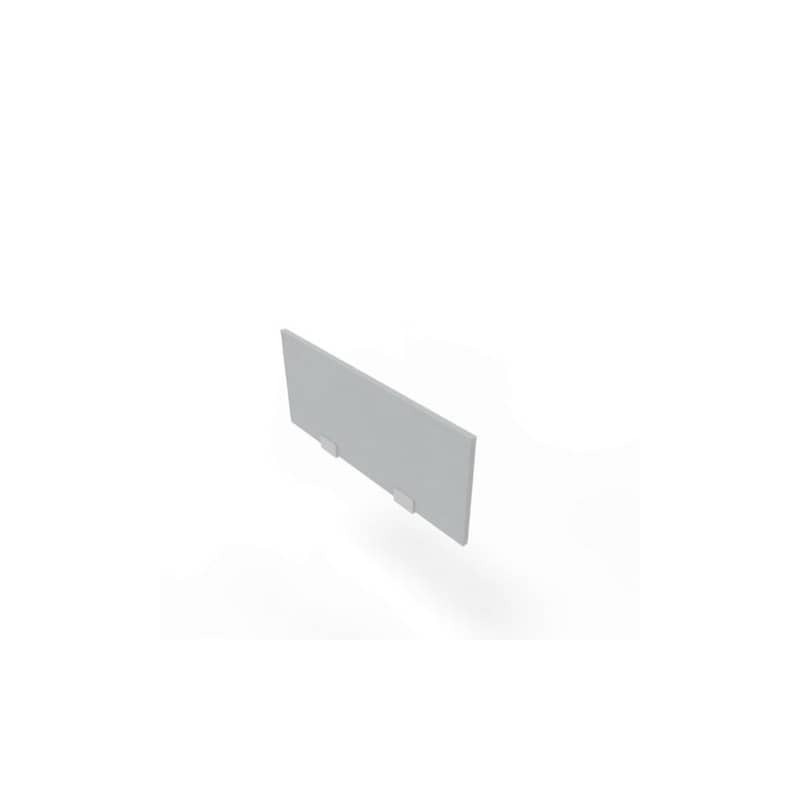 Pannello divisorio rivestito in tessuto grigio 80xH.32 cm per bench linea Practika Quadrifoglio - CODBT080-B01-012