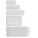 Portaetichette adesive Sei Rota IesTI A4 + etichette intercambiabili 65x140 mm trasparente - conf. 10 pezzi - 321114