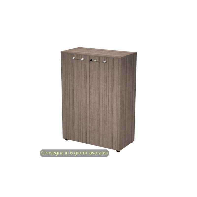 Mobile medio con ante 90x45,3xH.126,2 cm Giunone Artexport noce toscano 235-61-69_N