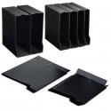 Custodia per raccoglitori e registratori Sei Rota 50 A4 f.to esterno 29,5x32 cm - dorso 8 cm nero - 67145010
