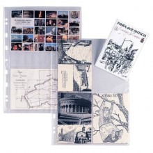 Buste a foratura univ. Sei Rota Atla FT per foto e cartoline 8 spazi 10x15 cm trasparente  conf. 10 buste - 662511