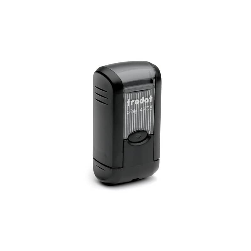 Printy 4908 Timbro di testo Trodat PERSONALIZZATO fino a 1 riga nero dim. max personalizzazione 15x7 mm - 11660