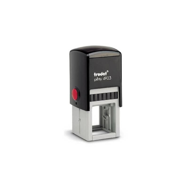Printy 4923 Timbro di testo Trodat PERSONALIZZATO fino a 7 righe nero dim. max personalizzazione 30x30 mm - 11669