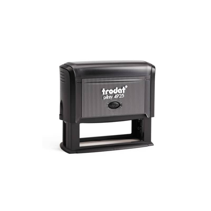 Printy 4925 Timbro di testo Trodat PERSONALIZZATO fino a 7 righe nero dim. max personalizzazione 82x25 mm - 12517