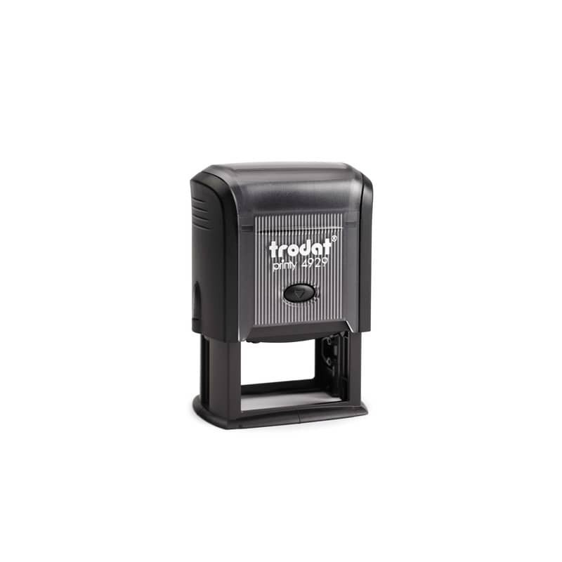 Printy 4929 Timbro di testo Trodat PERSONALIZZATO fino a 7 righe nero dim. max personalizzazione 50x30 mm - 11674
