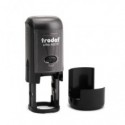Printy 46025 Timbro di testo Trodat PERSONALIZZATO fino a 6 righe nero dim. max personalizzazione Ø 25 mm -14085