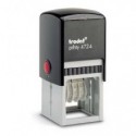 Printy 4724 Datario con testo Trodat PERSONALIZZATO fino a 3+3 righe nero dim. max personalizzazione 40x40 mm