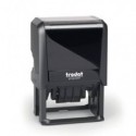 Printy 4727 Datario con testo Trodat PERSONALIZZATO fino a 3+3 righe nero dim. max personalizzazione 60x40 mm