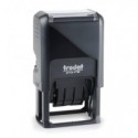 Printy 4750 Datario con testo Trodat PERSONALIZZATO fino a 2+2 righe nero dim. max personalizzazione 41x24 mm